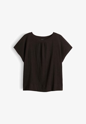 OPUS, RELAXED FIT CRINKLE LOOK - Blouse - affogato