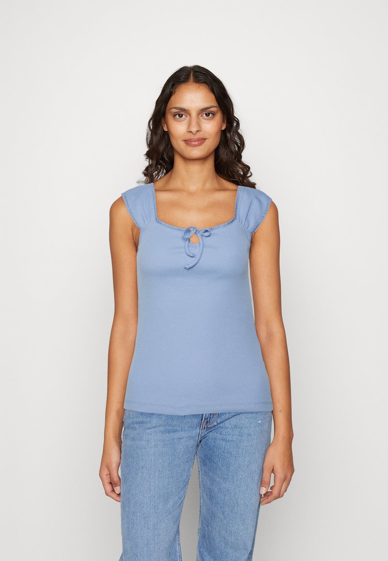 Anna Field TShirt print light blue/hellblau Zalando.de