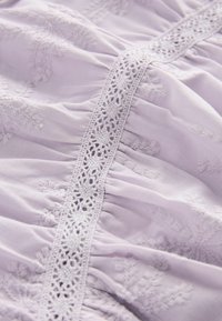 Next BRODERIE SHORT SLEEVE- REGULAR FIT - Bluse - lilac purple