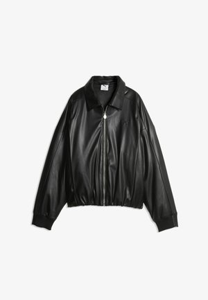Puma, FUTURE.PUMA.ARCHIVE OVERSIZED JACKE - Chaqueta de cuero sintético - black