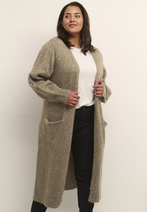 KCALICIA LONG - Cardigan - canteen melange