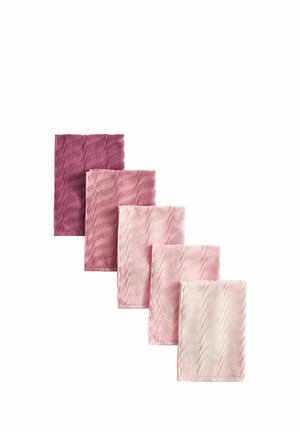 Next, SET OF 5 FIT - TERRY TEA TOWELS UNISEX - Theedoek - pink
