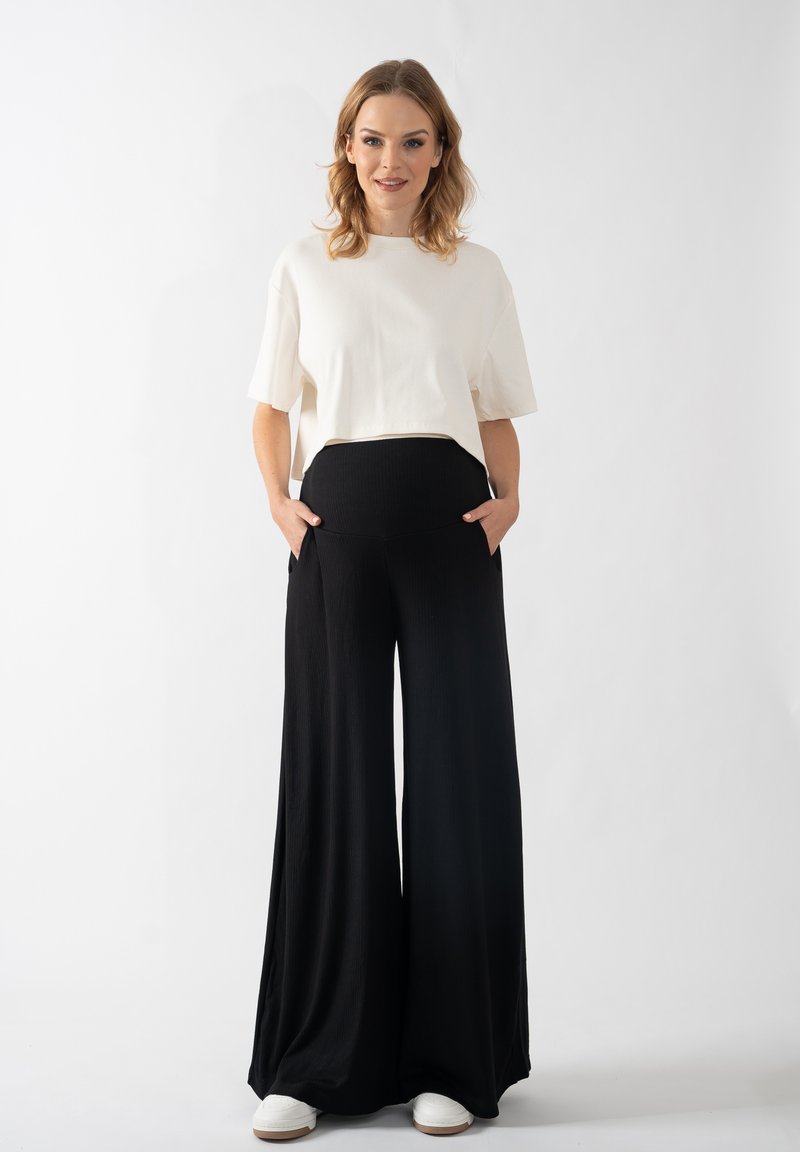 Cool Mama MATERNITY - Pantaloni - black