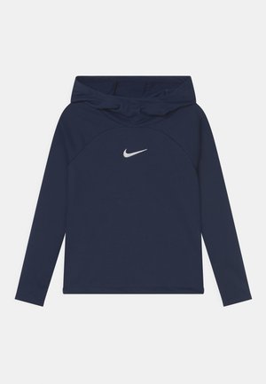 ACADEMY HOODIE UNISEX - Jersey con capucha - dark blue/white