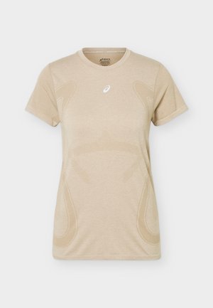 ASICS, ROAD SEAMLESS - Αθλητικό μπλουζάκι - greige