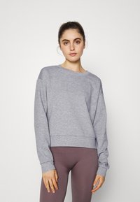 ONLY Play ONPLOUNGE LIFE NOOS - Bluză de molton - light grey melange