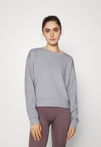 ONLY Play - ONPLOUNGE O-NECK  - Sweatshirt - light grey melange Thumbnail-Bild 1