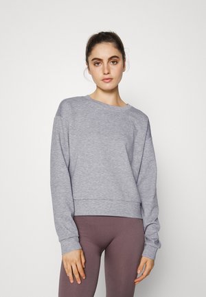 ONPLOUNGE O-NECK  - Felpa - light grey melange