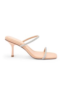 Next FOREVER COMFORTÂ® DOUBLE BAND MULES - Slip-ins med hög sula - nude cream