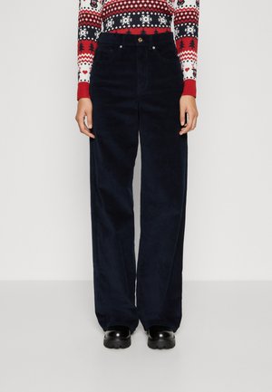 ONLY Tall, ONLHOPE GLOBAL HIGH WAIST WIDE - Панталони - night sky