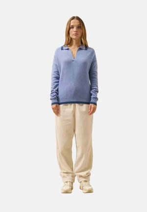 EOLIANE CROSSED TWO-TONE - Pullover - heather sky heather ocean