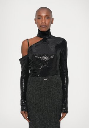 SIDE CURLY PLACHET - Body - black