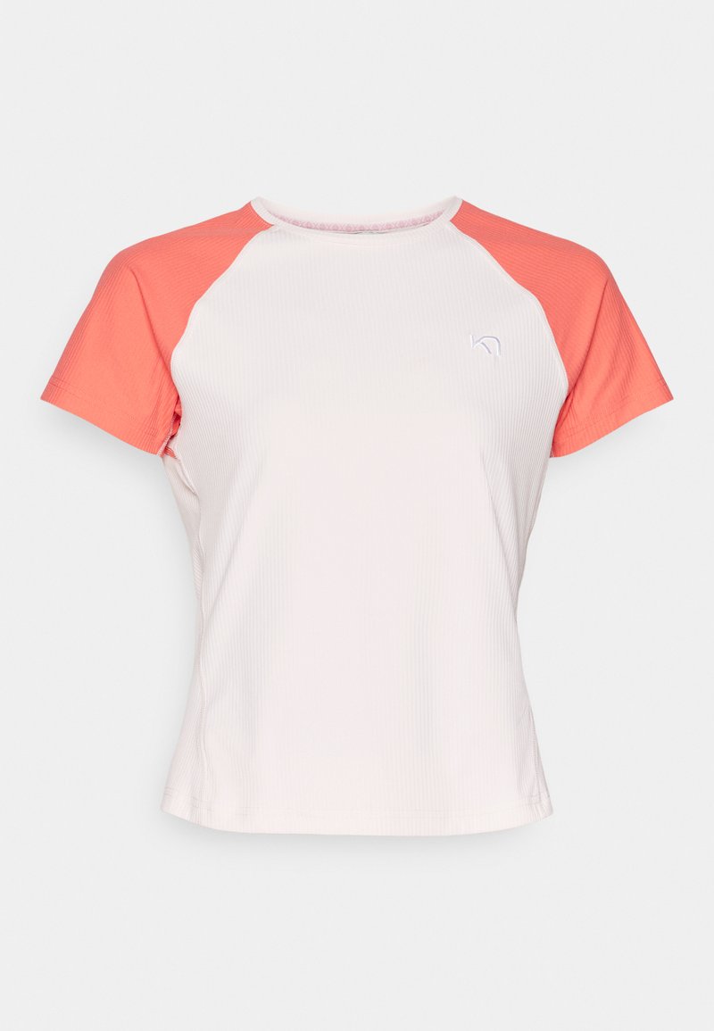 Kari Traa T-shirt print donkerroze