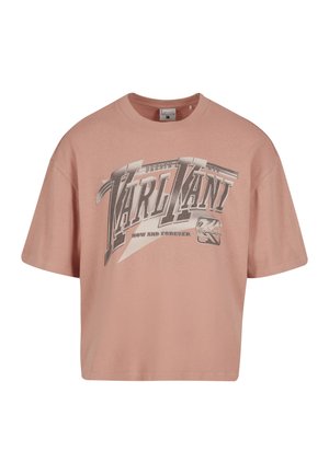 Karl Kani, SPORT GRADIENT BOXY T-SHIRT - Nyomott mintás póló - rose