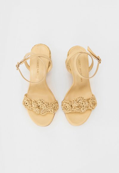 Stuart Weitzman MAGNOLIA - Ankle cuff sandals - natural tonal