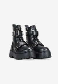 Bosanova MILITARES CON HEBILLAS  - Botines con cordones - black