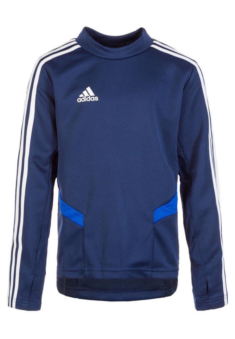 adidas Performance TIRO 19 SWEATSHIRT - Langarmshirt - dark blue / bold blue / white