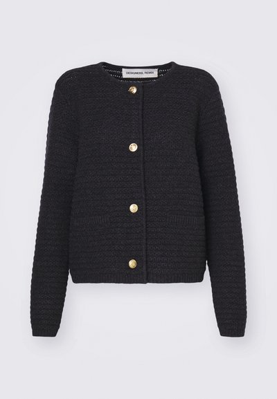 DESIGNERS REMIX CARMEN - Cardigan - dark grey melange