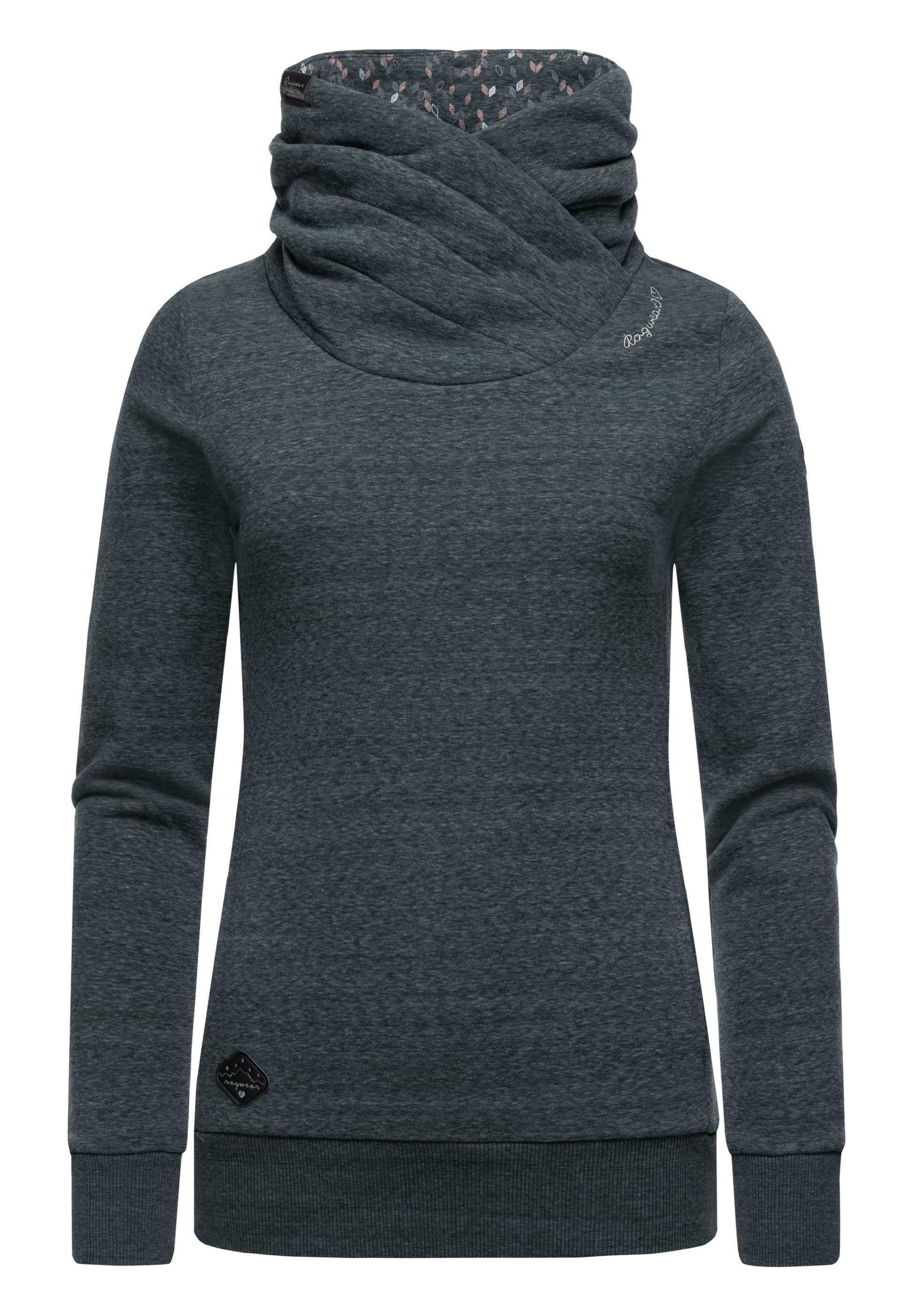Ragwear ANABELKA Sweatshirt black/anthrazit-meliert Zalando