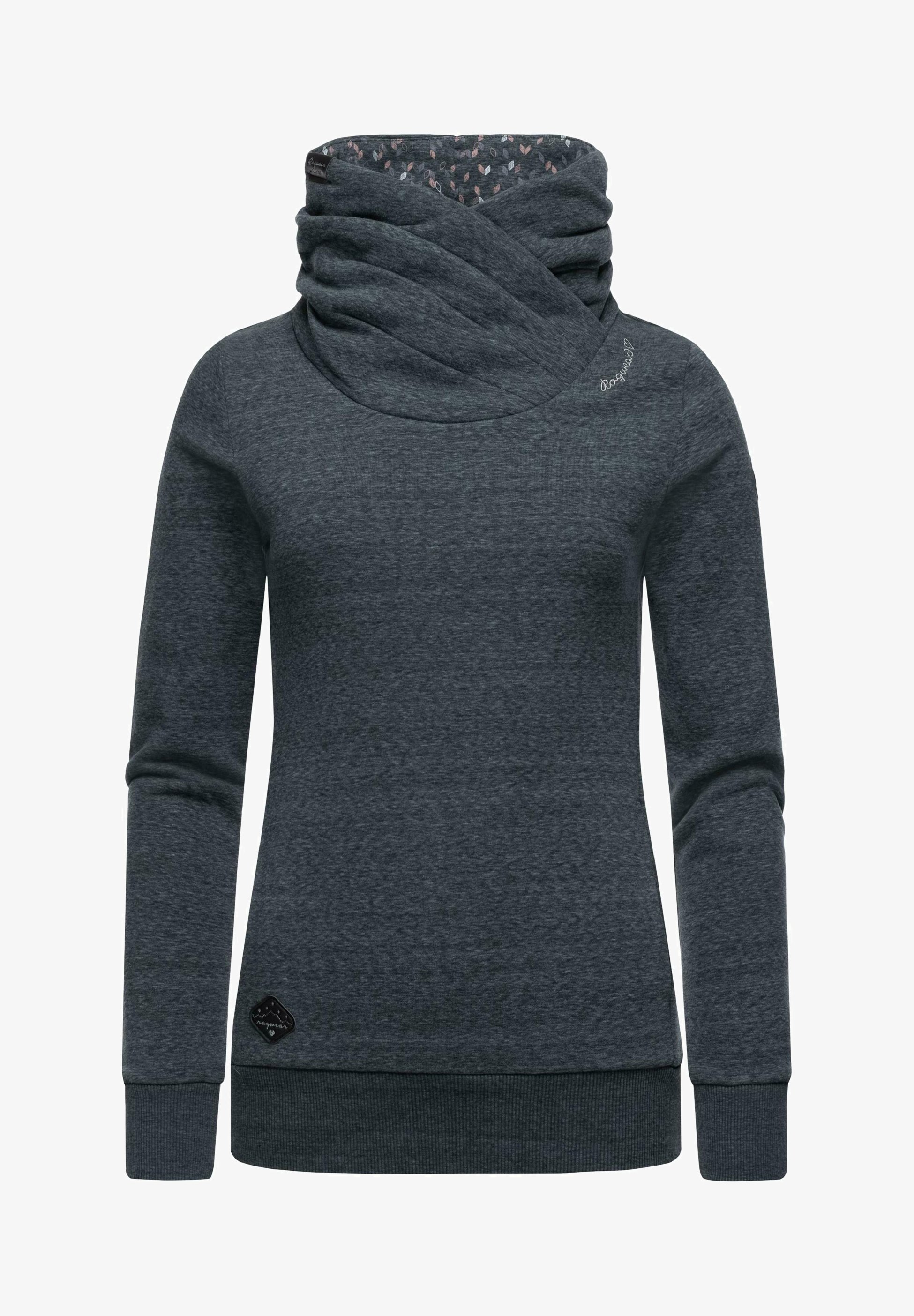 Ragwear ANABELKA Sweatshirt black/anthrazit-meliert Zalando