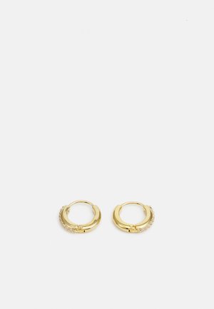 MATRIX HOOP - Earrings - clear/gold-coloured