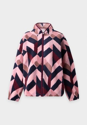 ONLY Carmakoma, CARNEW DALLAS HIGHNECK  - Flísový sveter - fig/pink
