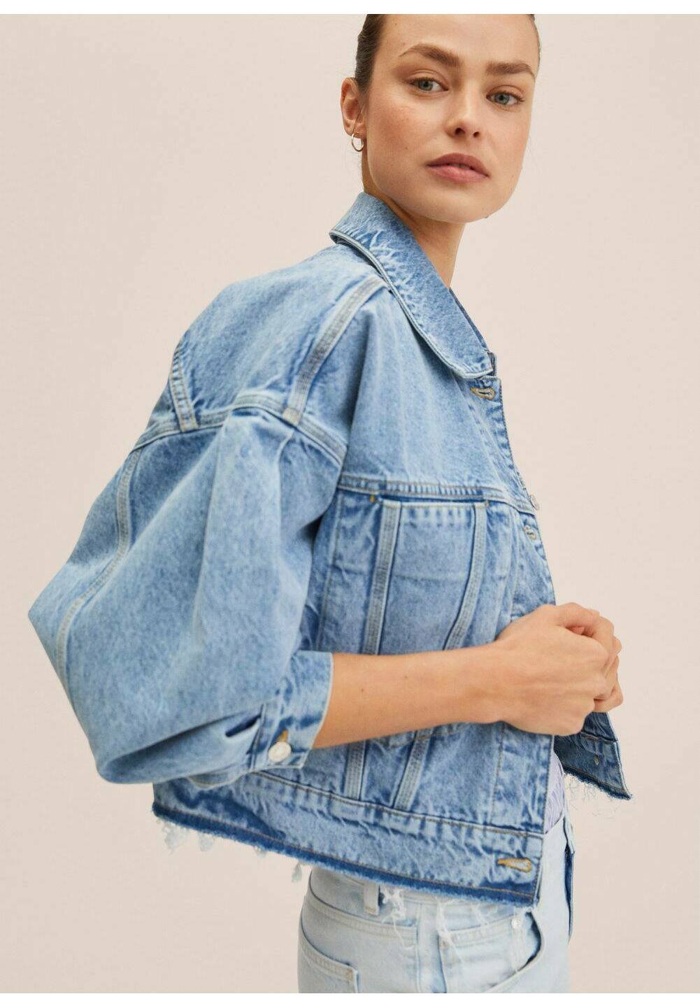 Mango AMALIEN - Denim jacket - bleu 