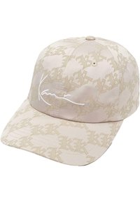 Karl Kani SMALL SIGNATURE OLD ENGLISH - Cap - offwhite