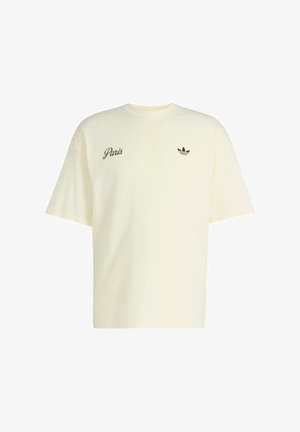 adidas Originals, PARIS GFX TEE - T-shirts print - cream white