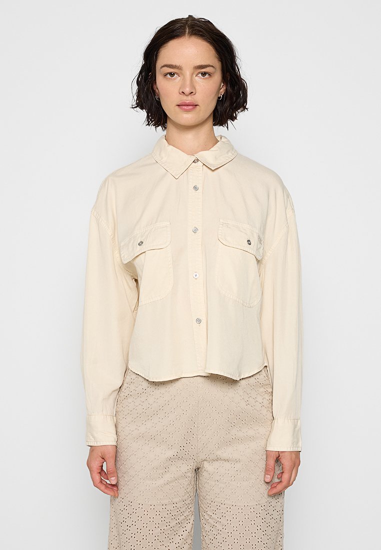 DKNY Overhemdblouse beige