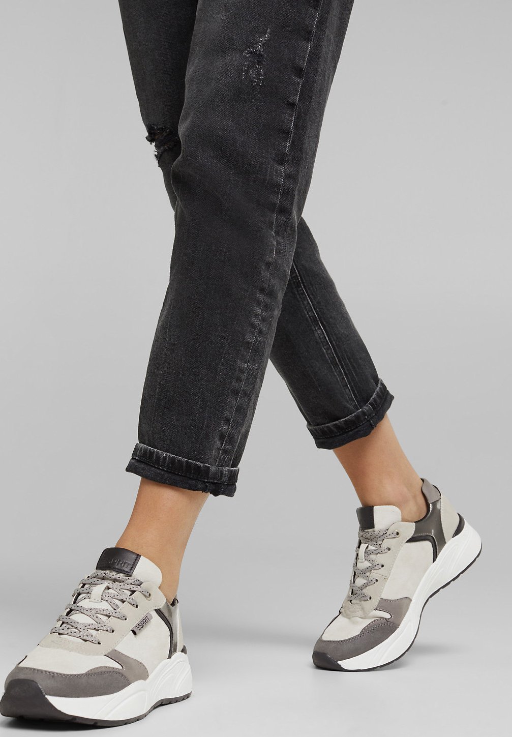 Esprit Sneaker Cambridge Lu Grijs Maten: 37, 38, 39, 40, 41 Nieuwe  collectie - Schoenen.nl