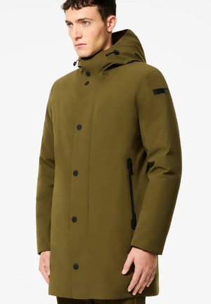 Piumino lungo - olive