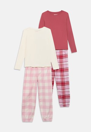 2 PACK SET - Nattøj sæt - off-white/berry