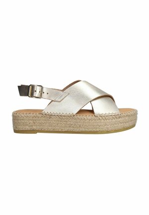 Espadrilles - gold