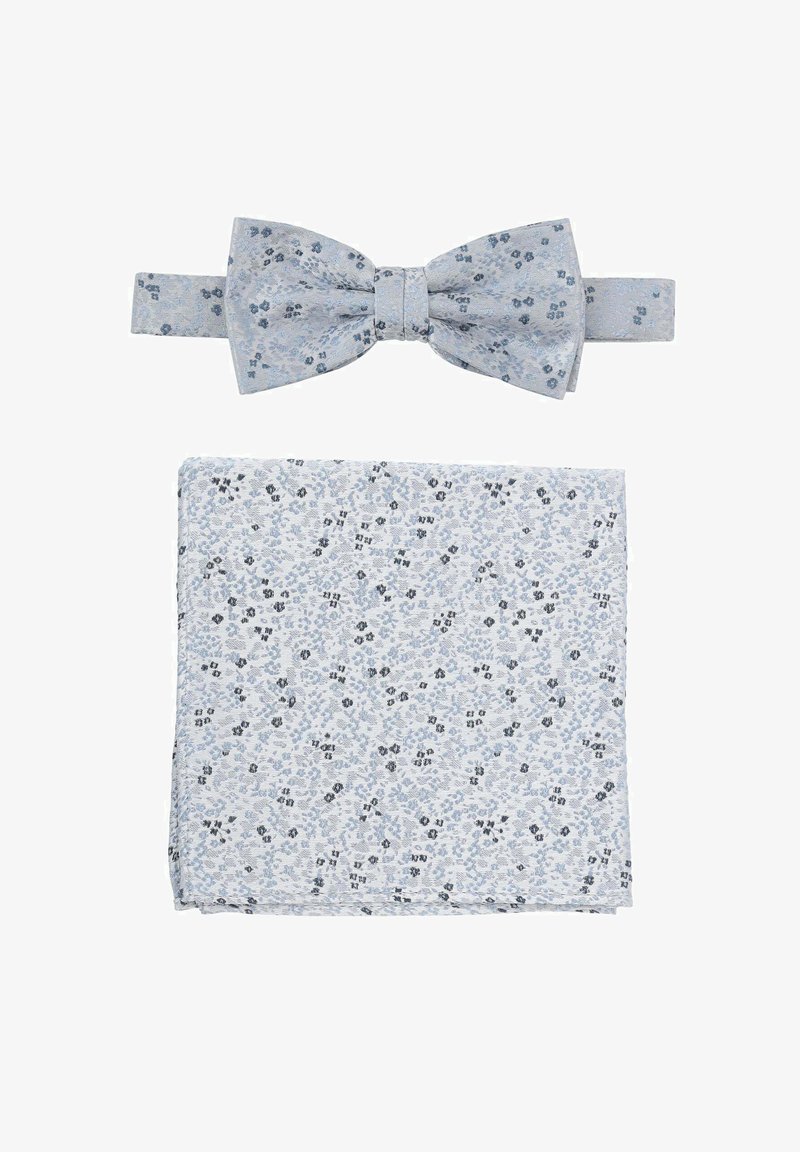 Seidenfalter SET FLOWER - Einstecktuch - hellblau