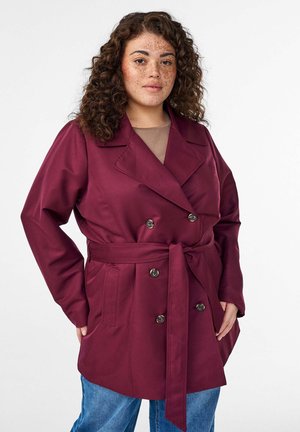 MIT GÜRTEL - Halflange jas - fig