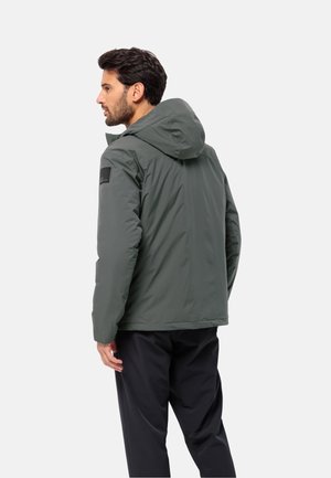 WANDERMOOD - Waterproof jacket - slate green