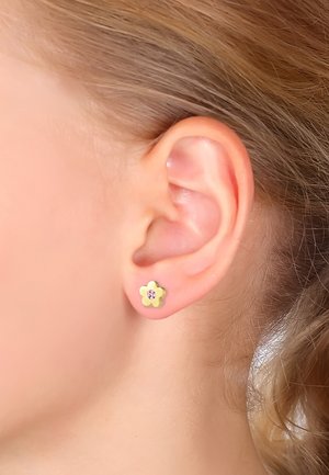 Elli SPARKLING BASIC FLOWER - MIT KRISTALLEN VON SWAROVSKI® - Ohrringe - rosa
