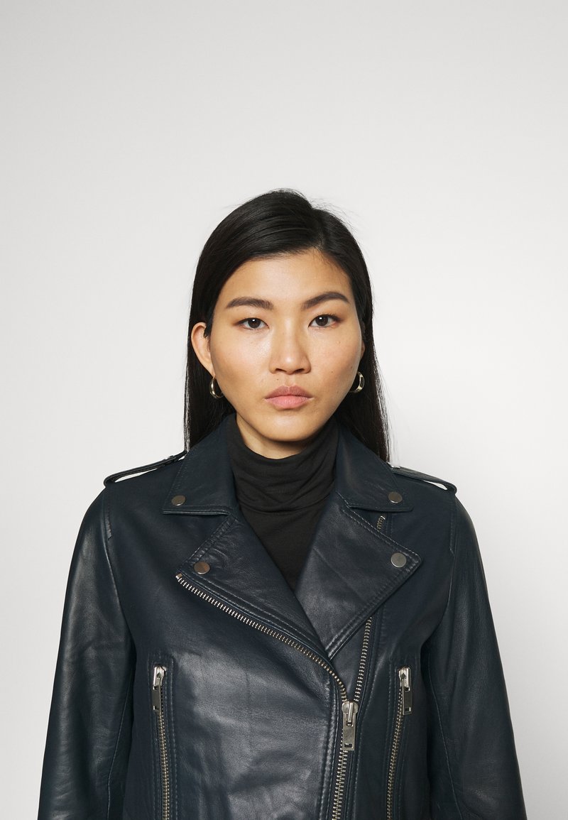 Naf Naf Candice Nahkatakki Bleu Marine Sininen Zalando Fi