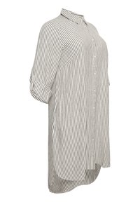 Kaffe Curve KCMILLE - Abito a camicia - chalk black stripe
