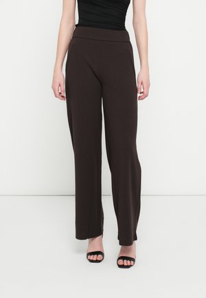 JDYLOUISVILLE CATIA WIDE PANT - Pantaloni - chocolate torte