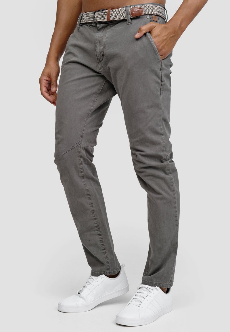 Herren Chinos | INDICODE JEANS Chino grey/anthrazit - JH58429 Herren Chinos | INDICODE JEANS Chino grey/anthrazit - JH58429
