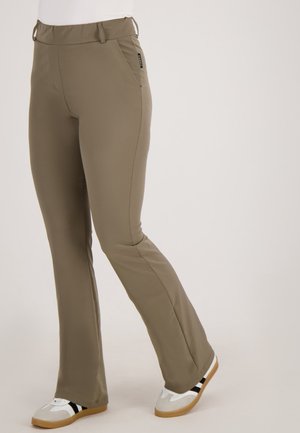 TRAVELSTOF FLARED  - Broek - bruin