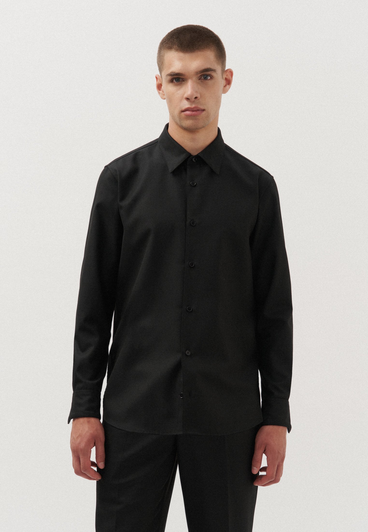 Russell Collection JZ935 - Camicia da uomo in popeline - Bianco | Italia
