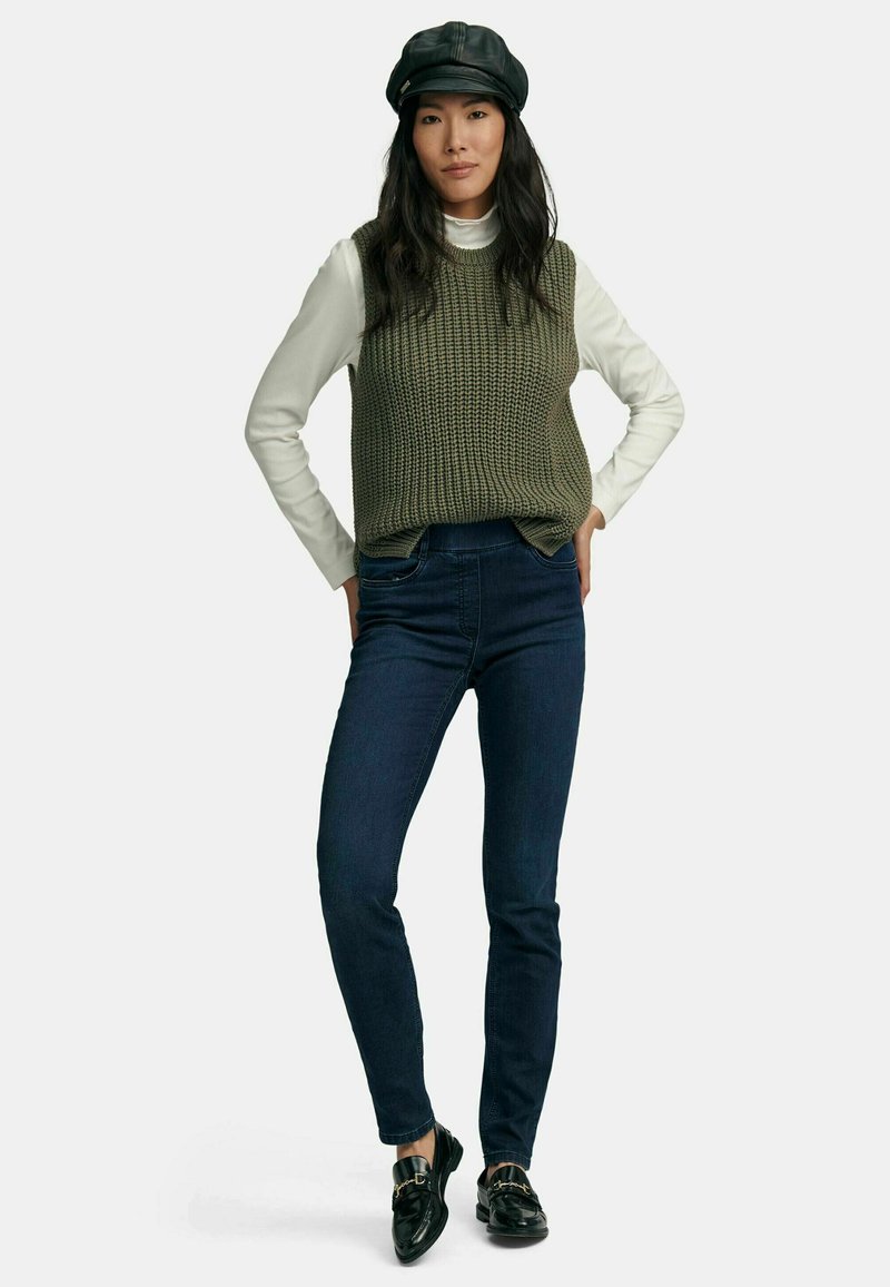 Damen Strickjacken | PETER HAHN Pollunder Strickpullover green/grün - KQ82136 Damen Strickjacken | PETER HAHN Pollunder Strickpullover green/grün - KQ82136