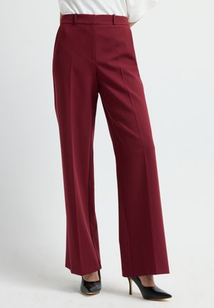 WIDE  - Pantaloni - claret red