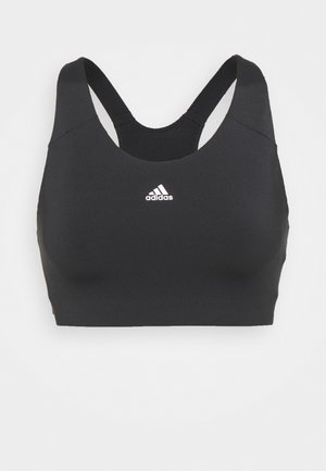ULTIMATE ALPHA BRA - Reggiseno sportivo con sostegno elevato - black/white