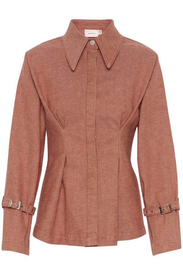 OPA - Button-down blouse - rose powder3