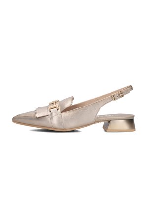 Ballerina's met enkelbandjes - cava