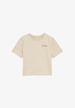 Majica kratkih rukava s printom - beige